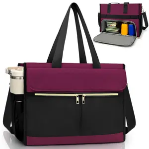 Women's 39.62cm Large Capacity Laptop Bag, Nylon Business Briefcase, Hardware, Tsa Approved, Durable and Stylish, Travel Laptop Bag