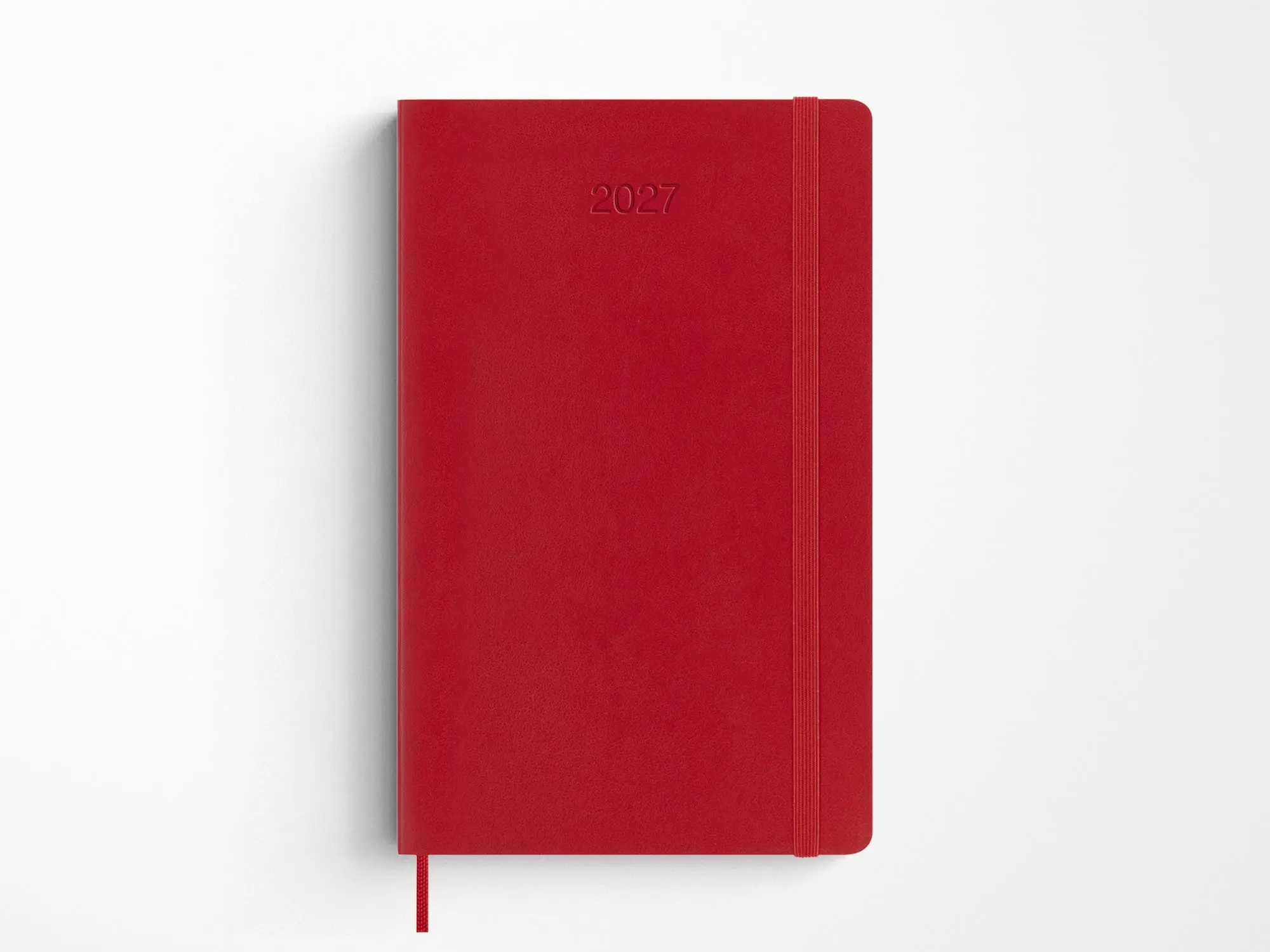 Moleskine 2027 Weekly Planner - Scarlet Red Soft Cover