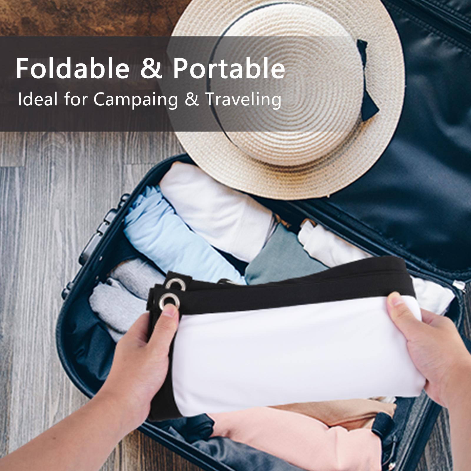 HAPPRUN 100'' Projector Screen – 16:9 Foldable Portable Movie Screen for Home Theater, Indoor/Outdoor Use, Anti-Crease Fabric, Supports Double-Sided Projection HAPPRUN 100'' Projector Screen – 16:9 Foldable Portable Movie Screen for Home Theater, Indoor/Outdoor Use, Anti-Crease Fabric, Supports Double-Sided Projection