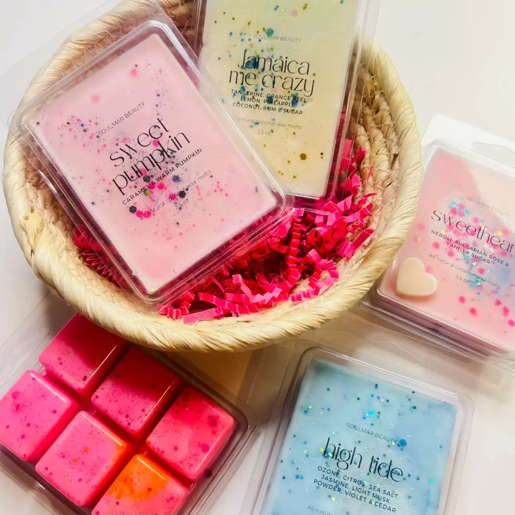 100% Coconut Soy Wax Melts 2.5oz - Long Lasting, Strong Scented, Handmade, Scented Wax Melts, Home Fragrances