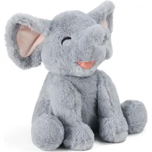 Adorable Smiling Elephant Plush Toy – Microwavable Lavender-Scented Stuffed Animal for Stress Relief, Cozy Comfort Gift for  Baby Kids, Toddlers & Adults