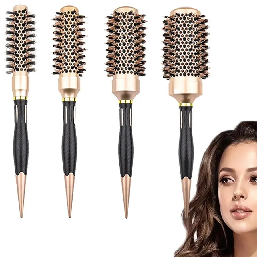 Hair Styling Comb Set, 4 Counts/set Heat Resistant Hair Styling Comb, Professional Salon Styling Brush Hair Styling Tool for Women & Girls