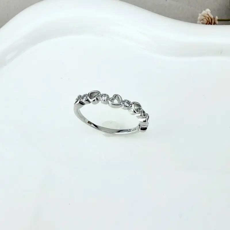 Silver 925 stackable ring / anillos churumbela