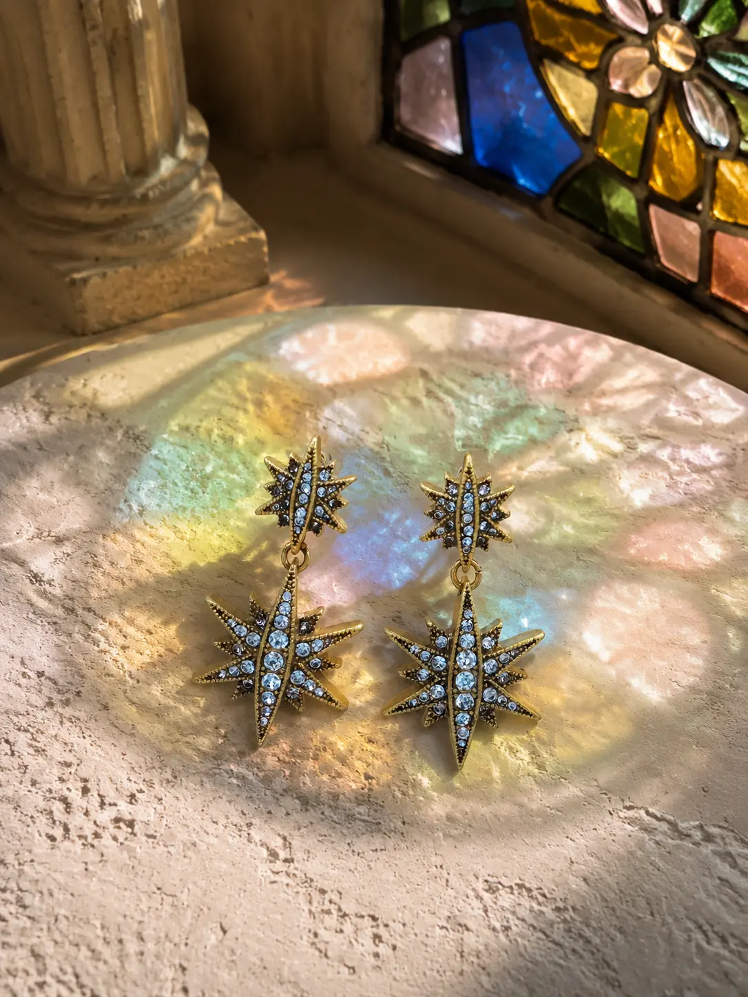 Vintage Earrings - Heavy Craftsmanship, Luxe Texture