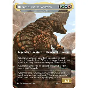 Barroth, Brute Wyvern (Kalamax, the Stormsire) - MTG PROXY Video Games/Monster Hunter
