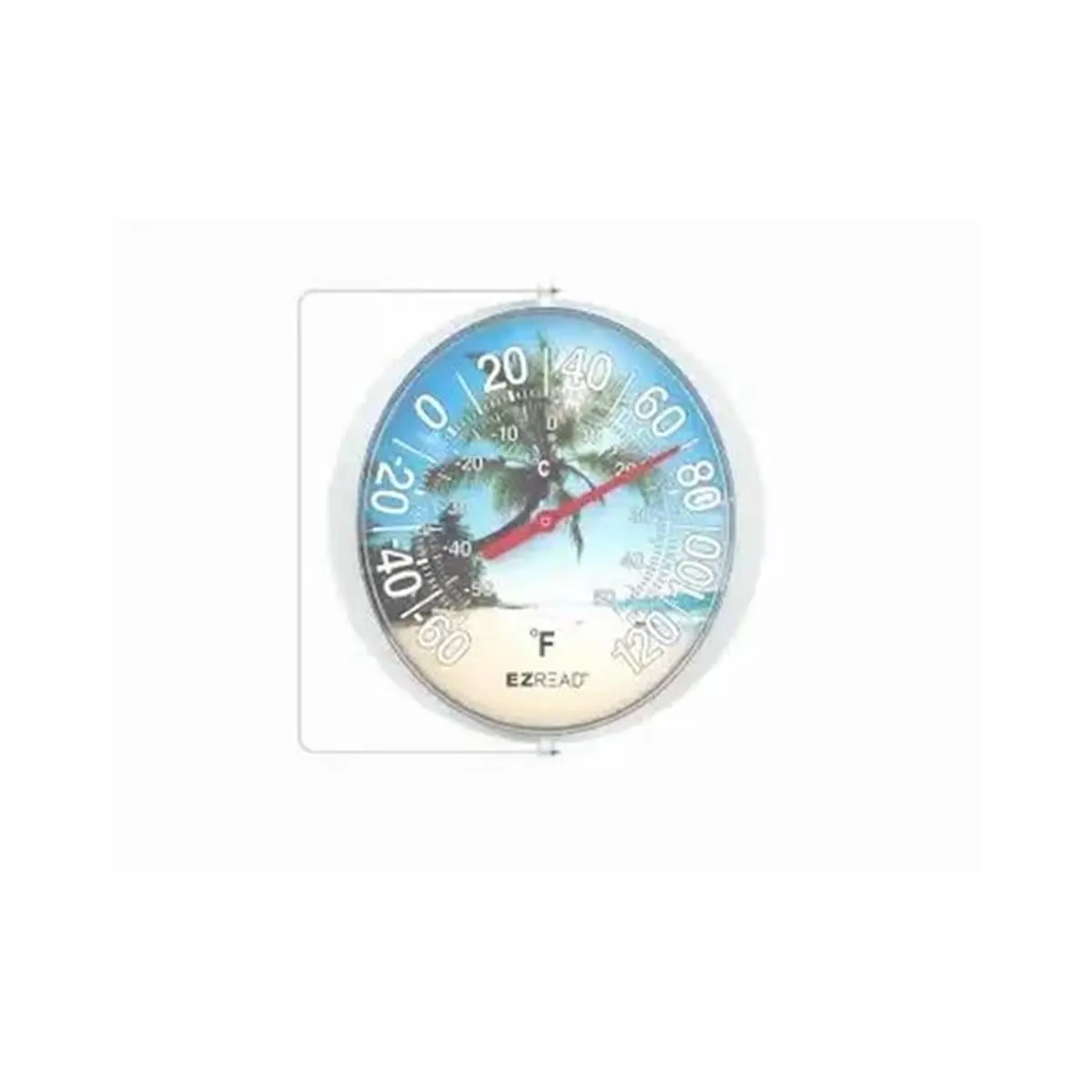 Headwind Consumer Products 140351 5.5 in. Analog Gauge Indoor Temperature Gauge, Battery-Free Indoor Thermometer with Bracket, Beach Design, Analog Gauge Indoor Thermometers, Battery-Free Indoor Thermometers
