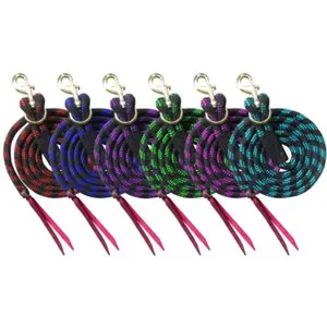 8' Nylon Braided Lead Rope w/ Removable snap