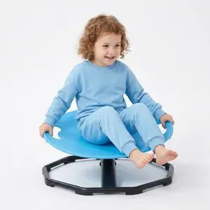Kids UFO Spinning Chair, Fun Swivel Balance Seat for Boys & Girls, Indoor Active Play & Sensory Toy for Children