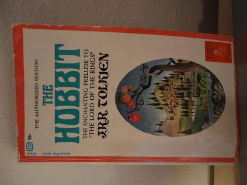 Used Literature Book - The Hobbit (Ballantine Books U7039, 1968 Edition, Soft Cover) by J.R.R. Tolkien, Original Storybook, Fiction, 287 Pages, 0.58 lbs, English Language