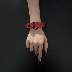 ThatDripTho Convertible Leather Bracelet & Choker Necklace for Men & Women- Gothic-Inspired Brat Accessories with Versatile Design for Everyday Wear, Birthday Gifts,Valentines Gifts, Special Occasions