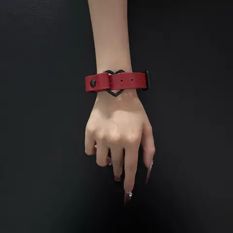 ThatDripTho Convertible Leather Bracelet & Choker Necklace for Men & Women- Gothic-Inspired Brat Accessories with Versatile Design for Everyday Wear, Birthday Gifts,Valentines Gifts, Special Occasions
