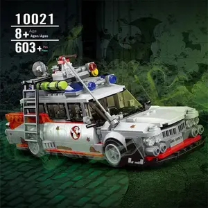 Compatible  Ghostbusters Building Blocks Car Model Bricks for Kids Adults Toys Halloween Christmas Gifts DIY Building Model