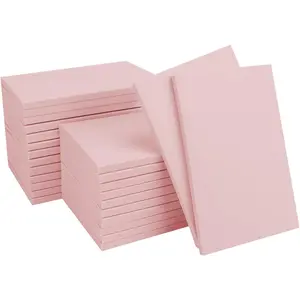 25 Pcs 4"x6" Rubber Linoleum Stamp Carving Blocks for Printmaking, Linocut Artists, Crafts - Light Pink