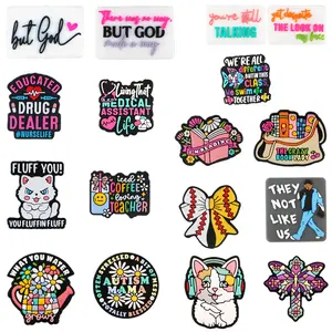 5pcs New Silicone Focal Beads, Animal & Text Themes, Perfect for Crafting DIY Beadable Pens, Necklaces, and Bracelets, DIY Beading Accessories, DIY Jewelry Accessories