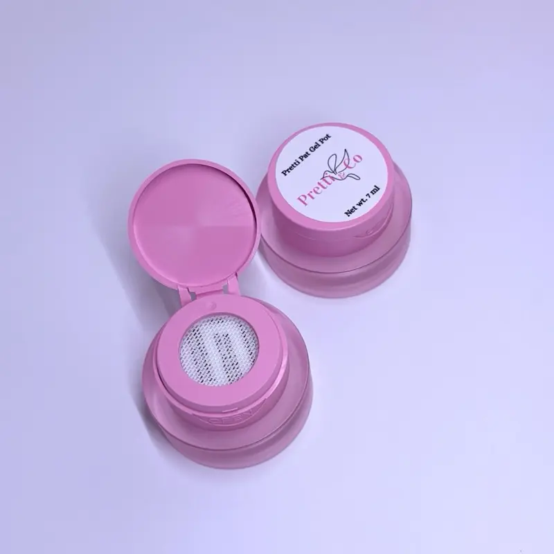 Pretti Pat Gel White ONLY Cushion Ombre Art Gel Texture Beginner Friendly Professional Grade Nail Art
