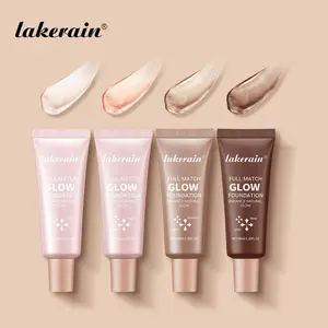 Long Lasting Glow Foundation, 2 Counts/set Moisturizing Brightening Foundation, Natural Lightweight Concealer Foundation, Makeup Product for Women & Girls, Hydrating
