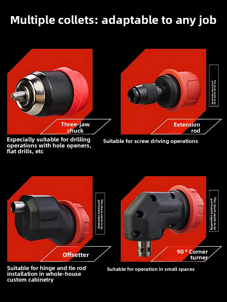 Electric Wrench Adapter Chuck Accessories,offset adapter 90° angle driver extension bar Electric Wrench Adapter Chuck Accessories,offset adapter 90° angle driver extension bar