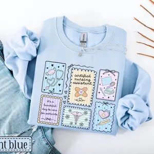 Certified Nursing Assistant Sweatshirt • CNA Sweater • CNA Work Crewneck • Nurse Aide Gift • CNA Crew Group Pullover • Nurse Assistant Gifts