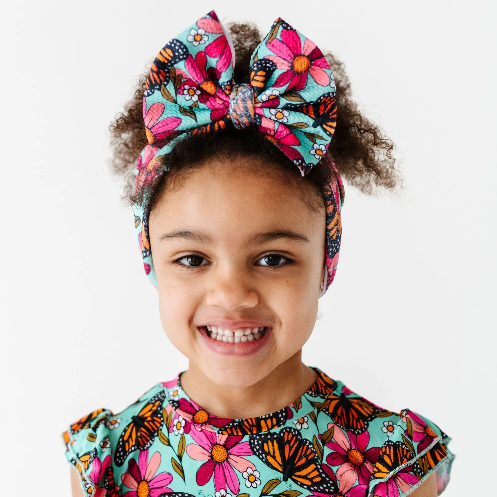 Floral Flutter Biggie Bow