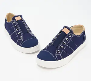 Spenco Orthotic Canvas Slip-On Shoes - Malibu