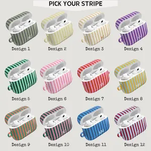 Personalized Monogram AirPods Case – Custom Initial Name Butter Yellow Protective Cover for AirPods 4 & AirPods Pro 2, Trendy Minimalist Gift