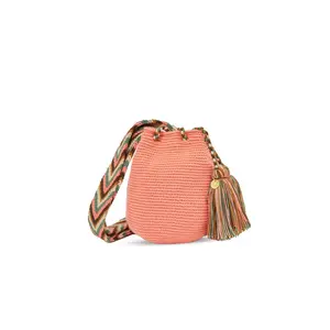 Salmon Mini Wayuu Bag