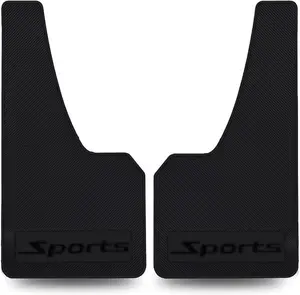Universal  Mud Flaps Rubber Mudguard Splash Guards Rubber Mudguard for Universal  Mud Flaps Guards Splash Front Or Rear GuardsBlack