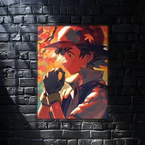 Pokesmon Anime Poster, Anime Art Metal Art, Modern Wall Art, Anime Gifts, Anime Wall Decor gift for fans - No Frame