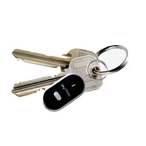 Sound Control Car Key Finder Anti-Lost Key Chain Ring LED Flash & Whistle Beep | Never lose your keys