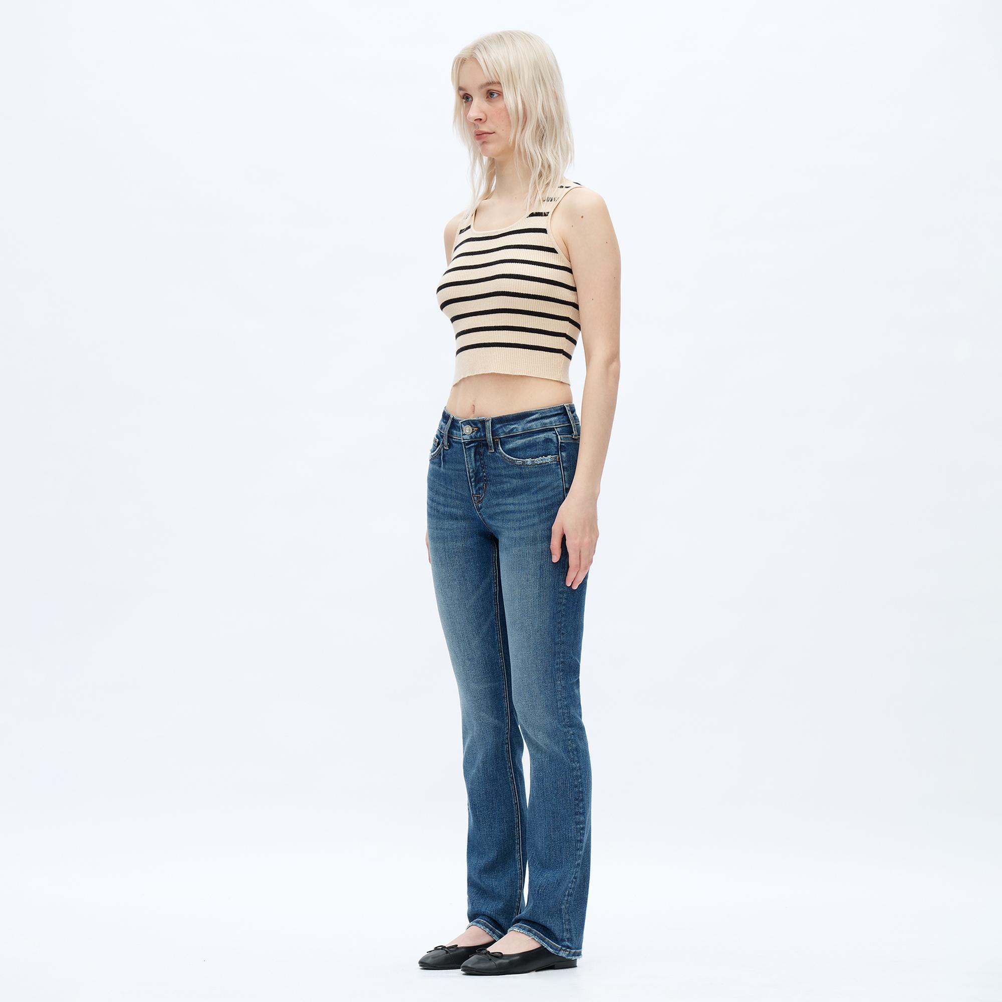 Plus Size Regual Women's Mid-Rise Straight Leg Jeans Soft Stretch Denim Pants Classic Denim Pants For Daily Wear Cotton Spandex Womenswear Bottom Everyday Fit Polyester Style  Viscose #TikTokShopHolidayHaul