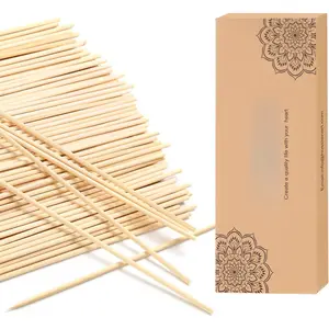 100 count Reed Diffuser Sticks- Rattan  Sticks Reed diffusers-Reed Sticks-Replacement for Aroma  reeds for Essential Oil diffusers Refills (7"*3mm Primary Color)