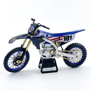 Yamaha Yz450f Off-Road Dirt Bikes Motorcycle Model, Champion Team 101 Alloy Bike Replica, Perfect for Motorbike Enthusiasts & Collectors Gift, Motorcycle Diecast, Mini Dirt Bikes