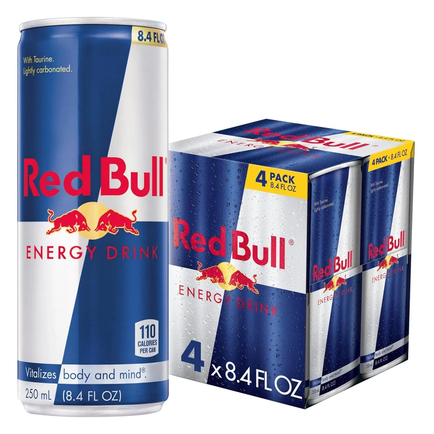Energy Drink with 80mg Caffeine plus 8.4 Fl Oz, 2 Packs of 12 Cans (Pack of 24)