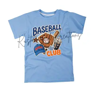 Baseball Moms Club • T-shirt Tee Shirt Comfortable Unisex Top Sublimation Casual Graphic Shirts Cute Stylish Adorable Love Sport Mom Baseball Mama Sports