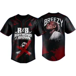 U & CB Baseball Jersey, The R&B Tour Shirt, Hip Hop Concert Jersey, RnB Fan Apparel, Streetwear Music Shirt