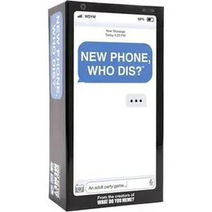 "New Phone, Who Dis? - the Game for Texting Without Texting - Board Games for Adults Who Can't Put Their Phones Down!"