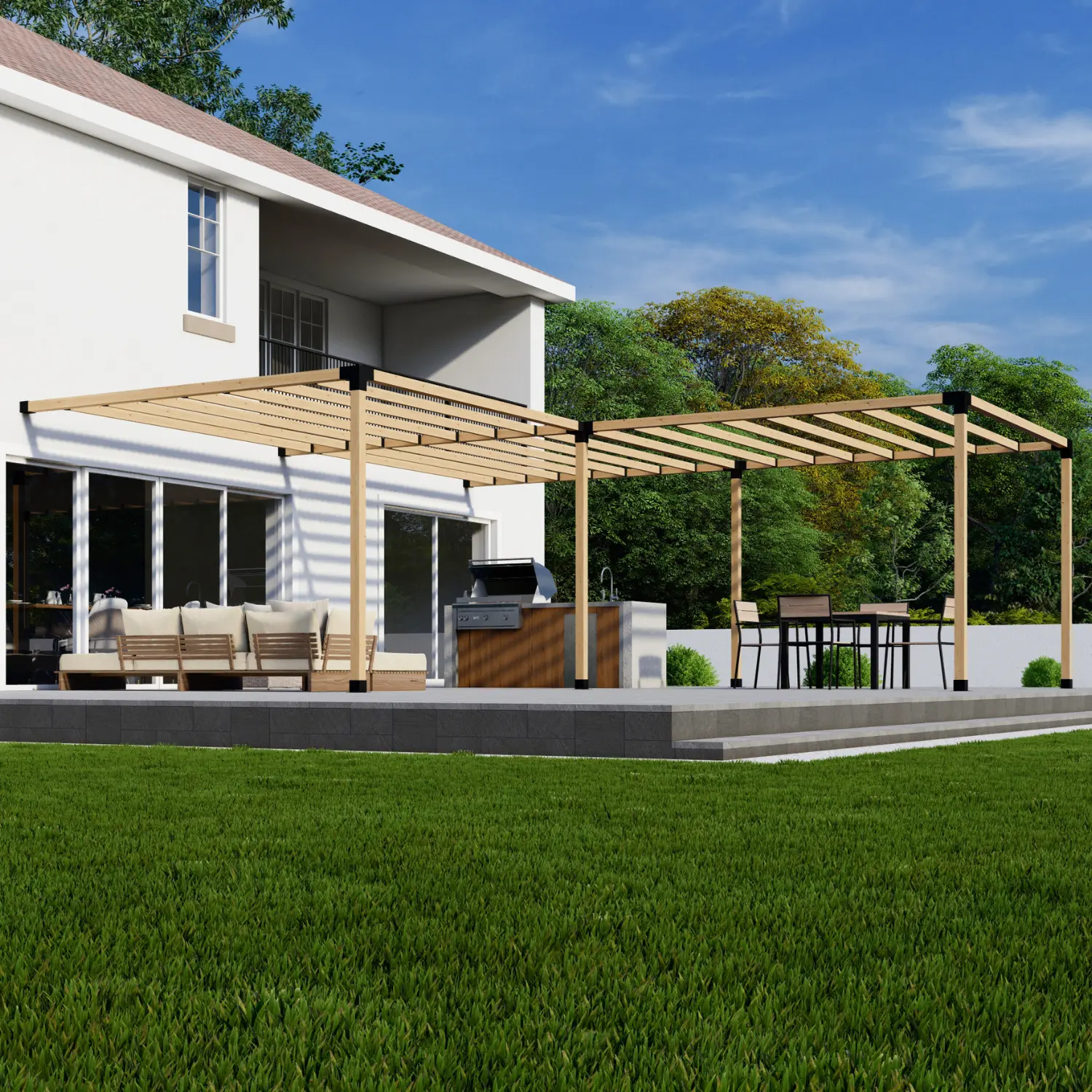 Small Corner Pergola Kit