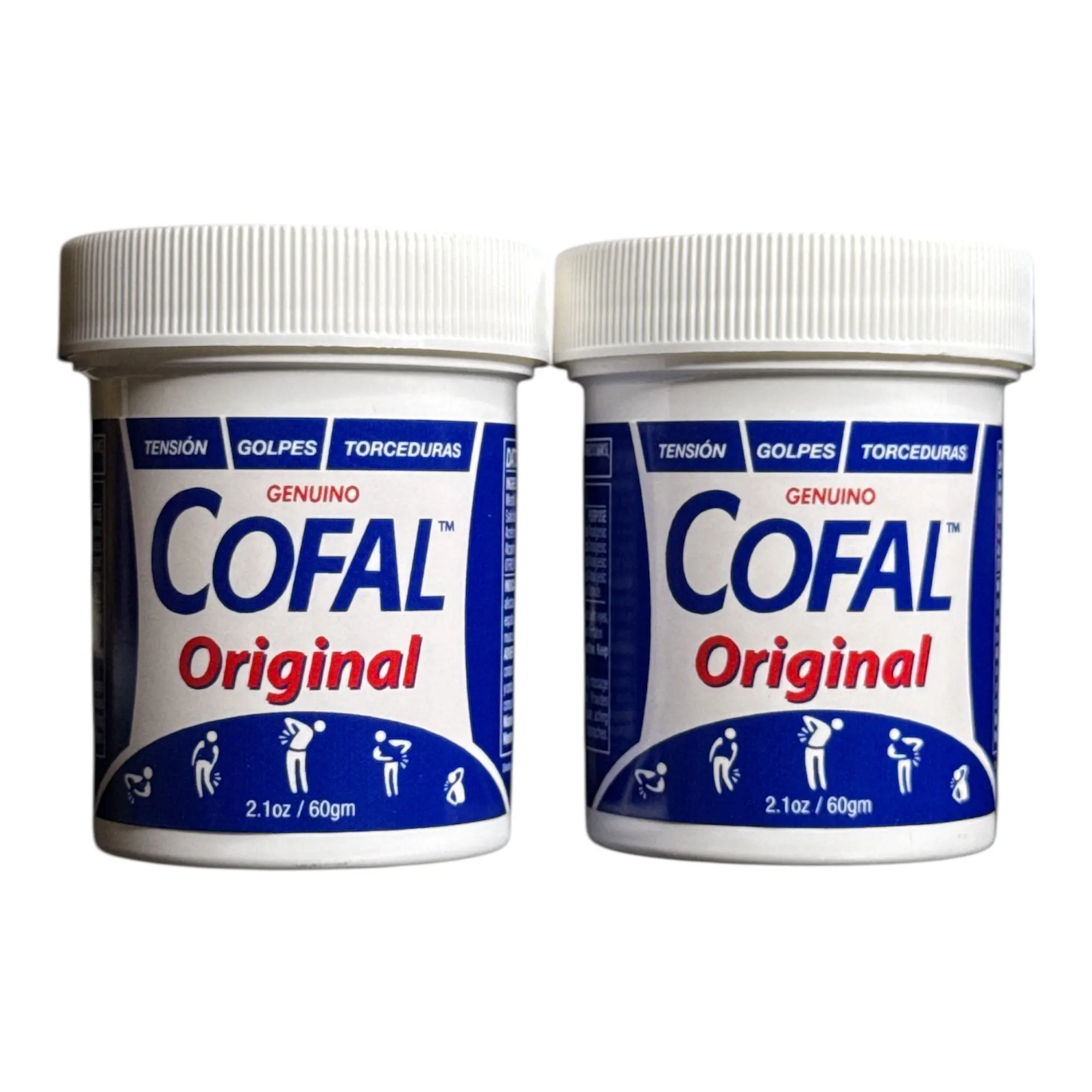 COFAL Original Skin Lotion Genuino 2.1 oz: 2 PACK- Genuine Moisturizers for Athletes, Targeted Skin Care