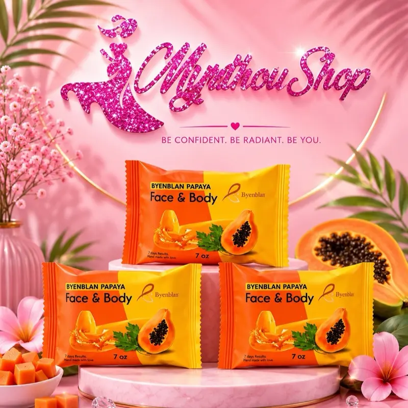 3 PCS Byenblan Papaya Soap 7oz-Skin care