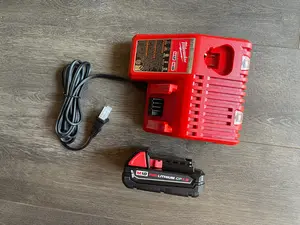Milwaukee M18 Compact 1.5 battery and charger