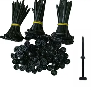 20/100Pcs Super Strong Plastic Cable Ties Heavy Duty Self Locking Weatherproof UV Resistant For Securing Car Wires Garage Shelving Outdoor Use Bulk