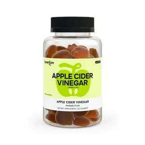 Synergum-Apple Cider Vinegar Gummies (60 Count) - With Mother & Pomegranate Extract - Supports Digestive Health, Immune Function & Healthy Metabolism, Gluten-Free, Non-GMO for Adults