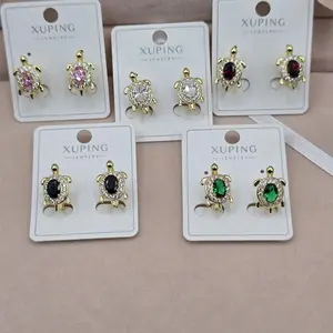 Xuping Jewelry PACK *** EARRINGS COLOR TURTLE - Assorted Colors & Designs for Women