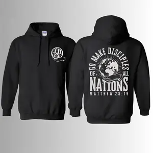 Go Make Disciples Hoodie , Retro Christian Shirt, Vintage Men's Bible Shirt , Minimal Christian Dad Shirt