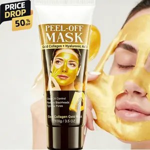 24K Gold Peel Off Mask – Blackhead Remover, Collagen & Hyaluronic Acid, Deep Pore Cleansing for Men & Women, 3.5 Oz #Skincare #GlowUp