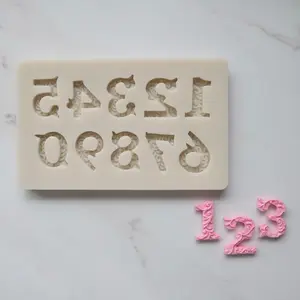 FILIGREE NUMBERS MOLD