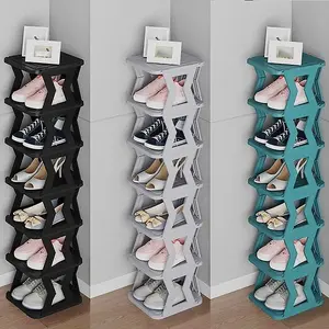 Multi-Layer Vertical Removable Shoe Rack, Modern Shoe Organizer Shelf for Easy Installation, Ideal Shoe Storage Rack for Home and Dormitory