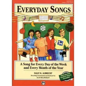 USED-Everyday Songs: A Song for Every Day of the Week and Every Month of the Year (20 songs) (Songbook), Book & CD (Paperback)