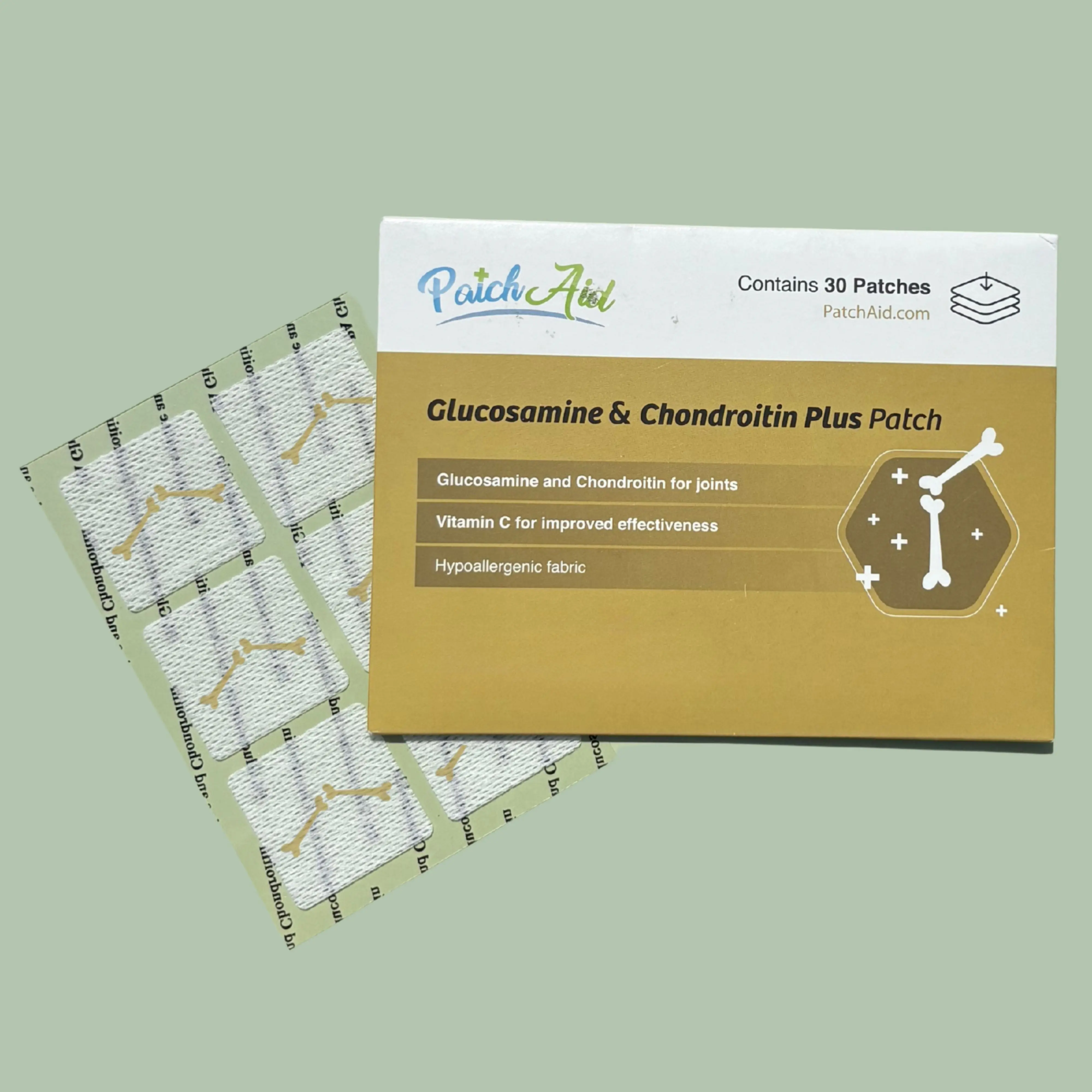 Glucosamine and Chondroitin Topical Plus Vitamin Patch