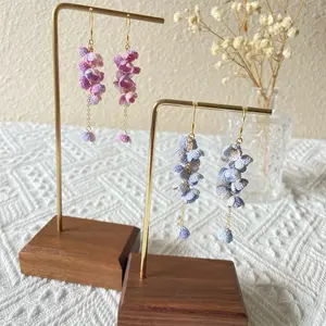 Microcrochet Gradient Floral Earrings 22 Flowers Each Pair Handcrafted Crochet Jewelry